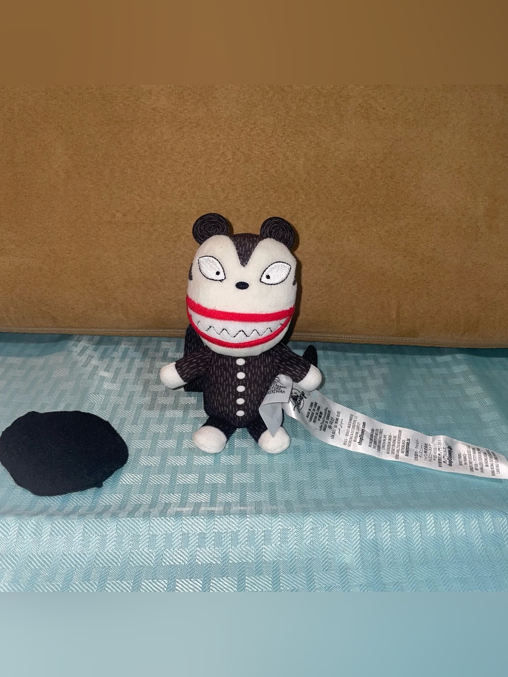 Disney Parks Nightmare Vampire Teddy Bear Magnetic Shoulder Pal Plush